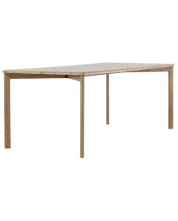 Amon Spisebord Stål Mdf H75 B200 D90 Hvidpudset
