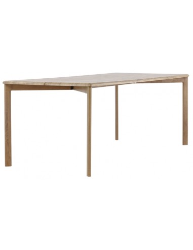 Amon Spisebord Stål Mdf H75 B200 D90 Hvidpudset