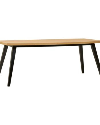Amora Spisebord Med Sildebensmønster Natur Egefiner