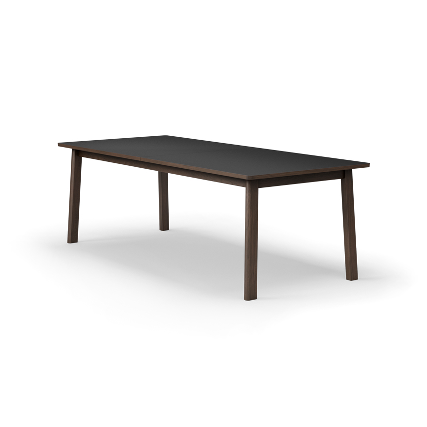 Ana Spisebord Model 6490 Skarp Pris Røget Sort Lamin
