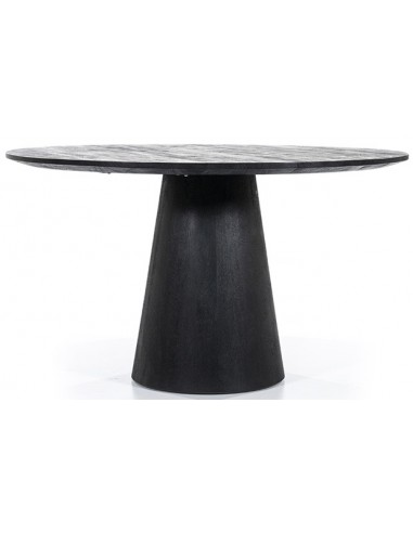 Aron Spisebord Mangotræ H76 ø130 Sort