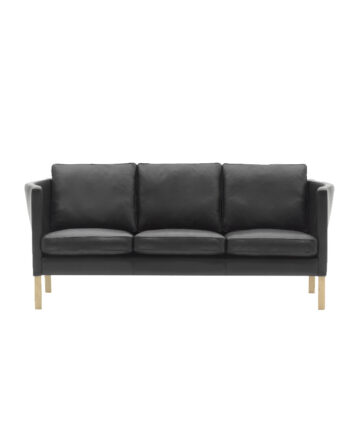 Av59 Sofa Pers Sæbe Skarp Pris Sort Læder 198