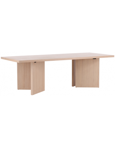 Bass Spisebord Mdf H74 B240 D100 Hvidpigmenteret