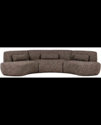Batavier Buet Sofa Polyester 320 176 Meleret Brun