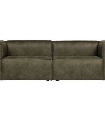 Bean Personers Sofa Læder 246 Vintage Armygrøn