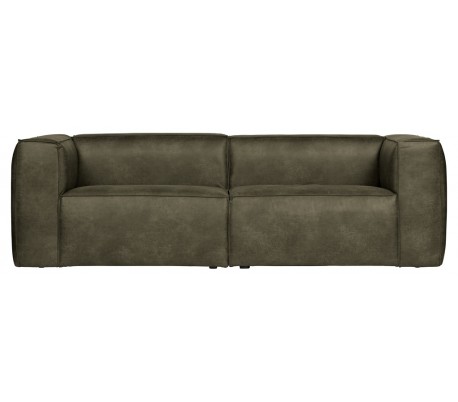 Bean Personers Sofa Læder 246 Vintage Armygrøn