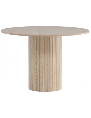 Bianca Spisebord Mdf Finr H75 ø110 Hvidtet