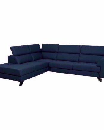 Billund Open End Sofa  Venstrevendt Blå Stof