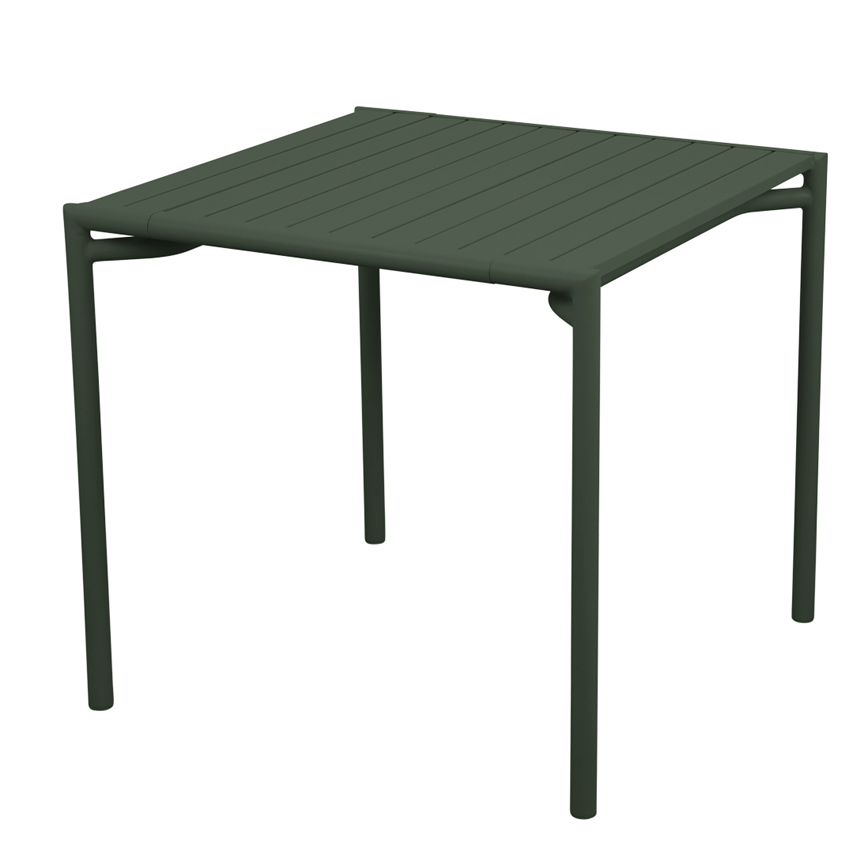 Bliss Spisebord 81x81 Grøn Alu Udstillingsmodel