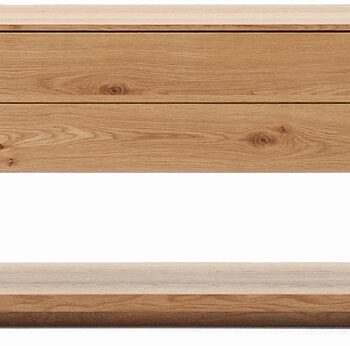 Bord Skænk Kave Home Alguema Natur Mdf Egetræ 200x40x51