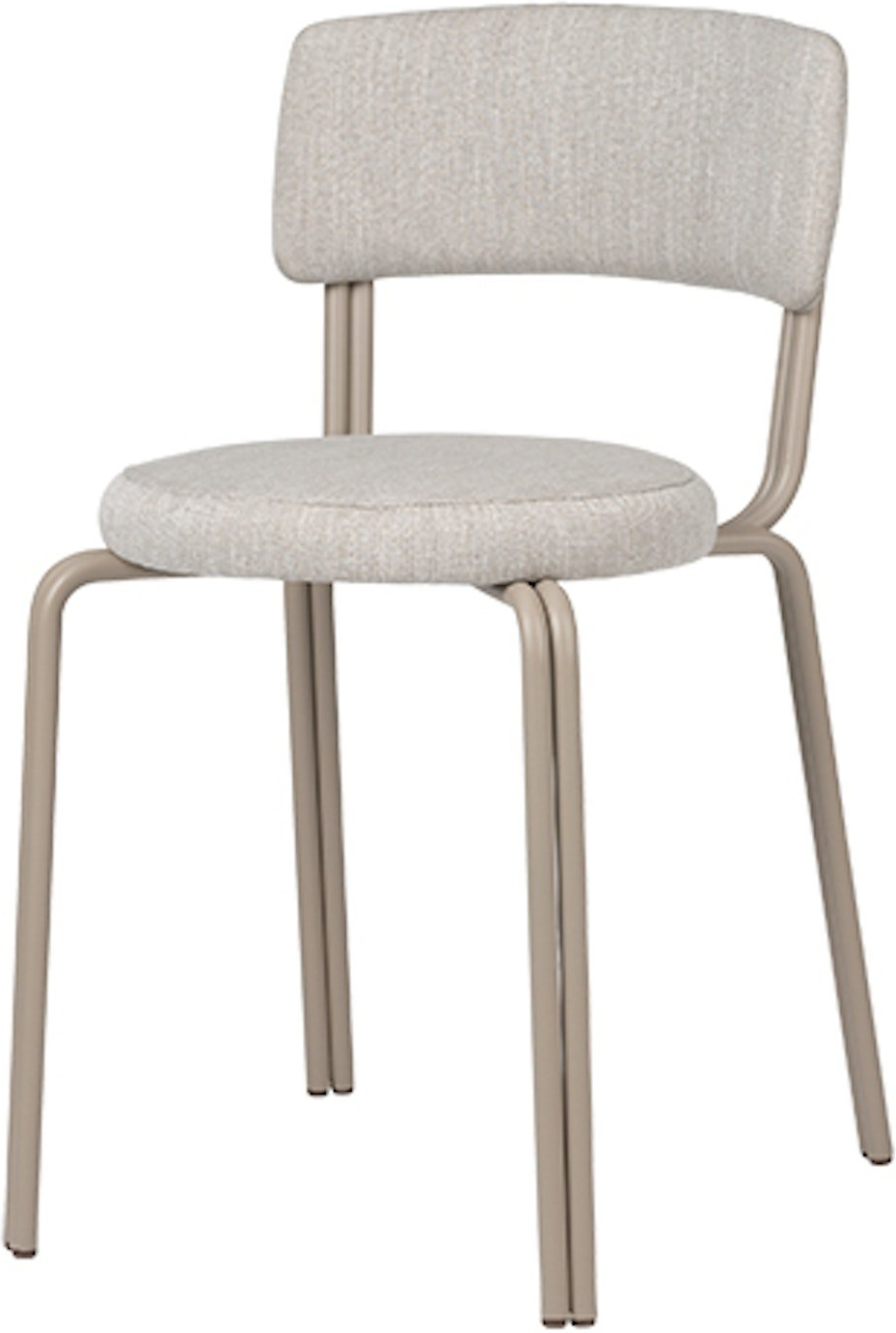 Broste Copenhagen Oda Spisebordsstol Spisestol Grå Tekstil Jern H76 B42 L46