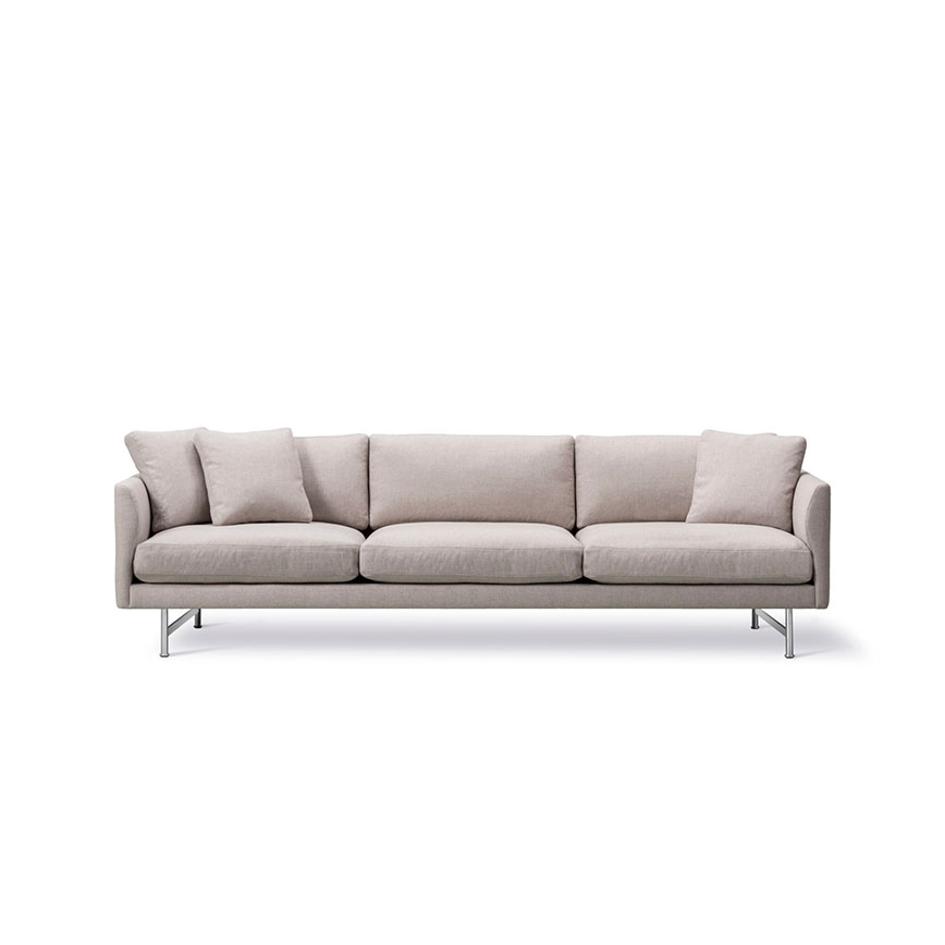 Calmo Seater Sofa Sunnive 717 Stel: Mat Chrome