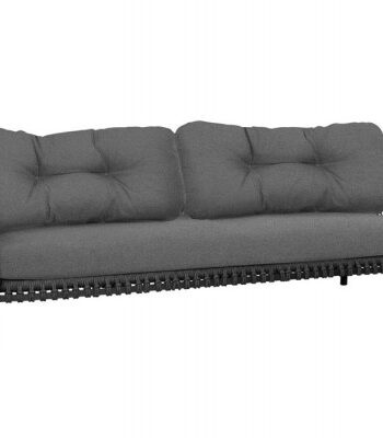 Cane Line Ocean Pers Sofa Dark Grey