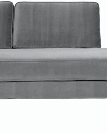 Chaiselong Sofa Broste Copenhagen Wind Sten 100 Polyester Velour H74 B88 L200