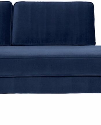 Chaiselong Sofa Chaise Longue Broste Copenhagen Wind Mørkeblå Velour 20088