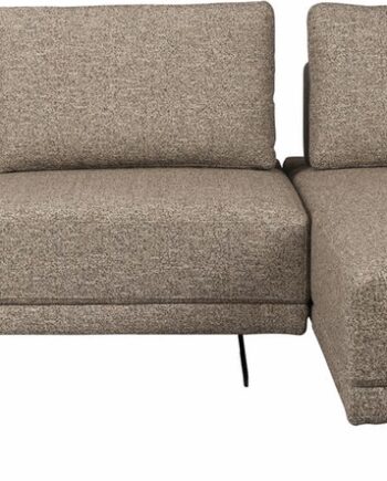Chaiselong Sofa Dutchbone Shelly Personers Stengrå Polyester 308183 Med Stålbase