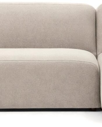 Chaiselong Sofa Kave Home Neom Modulært Design Pers Beige Strukturstof Nordisk Stil