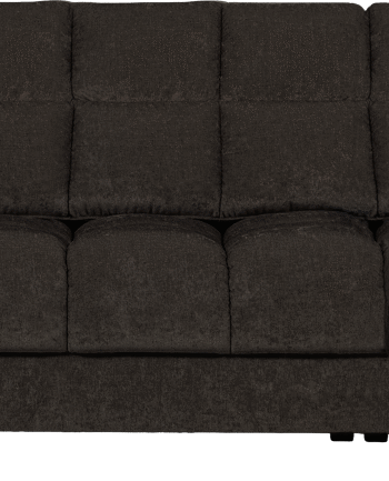 Chaiselong Sofa Woood Second Date Højrevendt Antracit Polyester Loungesofa 140 Dyb
