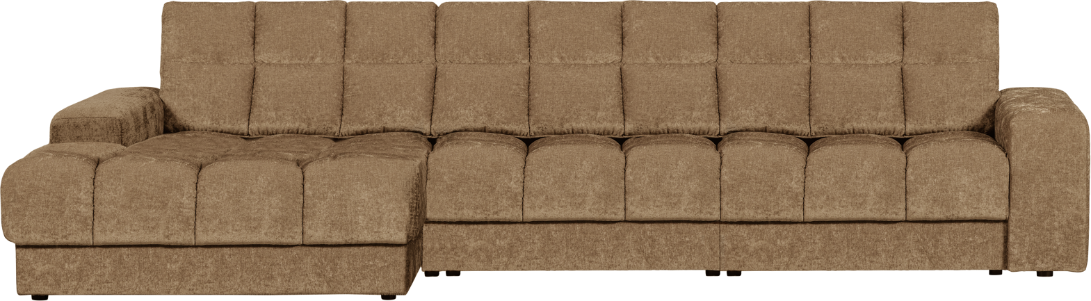 Chaiselong Sofa Woood Second Date Venstrevendt Sand Polyester