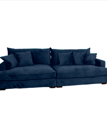 Chelsey Flydersofa  Personers Sofa Blå Velour