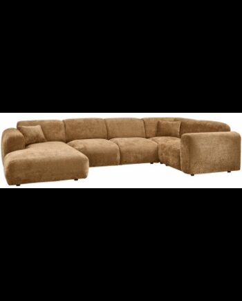 Cloud Højrevendt Sofa Chenille 345 198 Honninggul