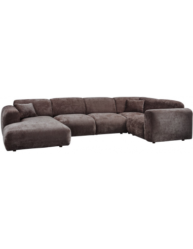 Cloud Højrevendt Sofa Chenille 345 198 Varm Brun