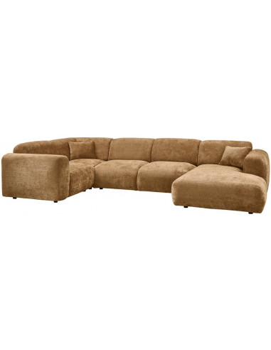 Cloud Venstrevendt Sofa Chenille 345 198 Honninggul