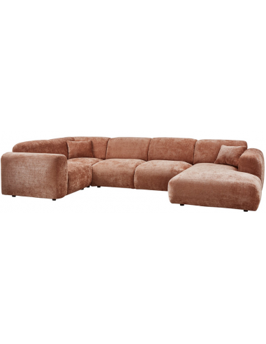 Cloud Venstrevendt Sofa Chenille 345 198 Terracotta