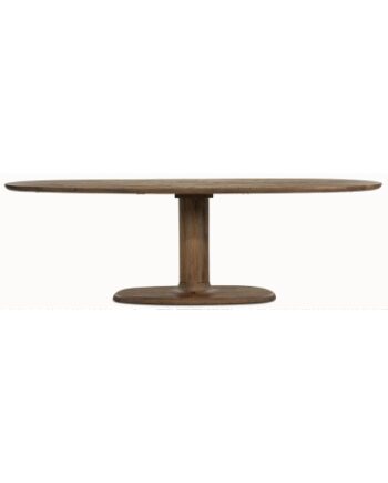 Coco Ovalt Spisebord Mangotræ 240 110 Lysebrun