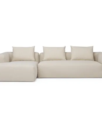 Cozy Personers Sofa  Natur Stof Chaiselong