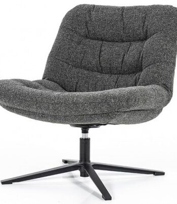 Danica Rotrbar Lænestol Polyester H81 Sort Antracit