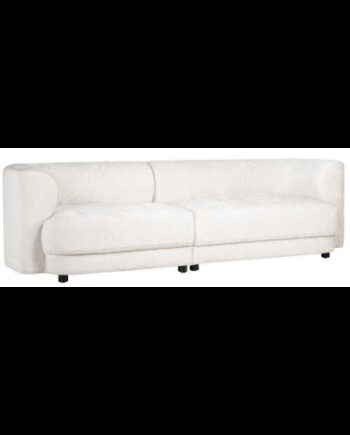 Davina Personers Sofa Polyester B250 Sort Cremehvid