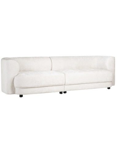Davina Personers Sofa Polyester B250 Sort Cremehvid
