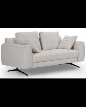 Detro Personers Sofa Metal Polyester B176 Sort Beige