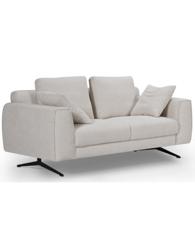 Detro Personers Sofa Metal Polyester B176 Sort Beige
