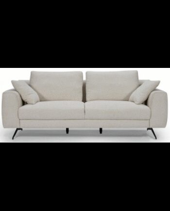 Detro Personers Sofa Metal Polyester B217 Sort Beige