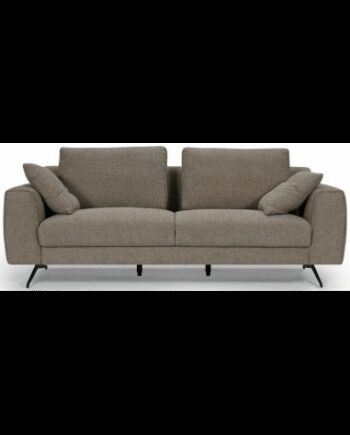 Detro Personers Sofa Metal Polyester B217 Sort Brun