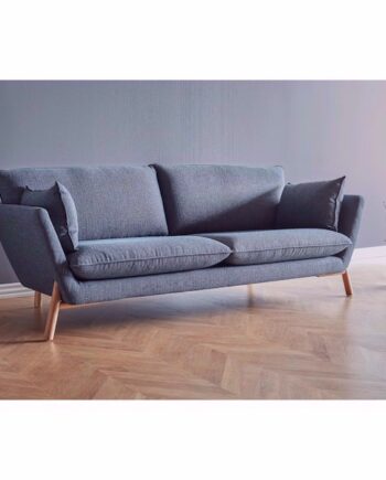 Egelykke Personers Sofa  Blå Stof