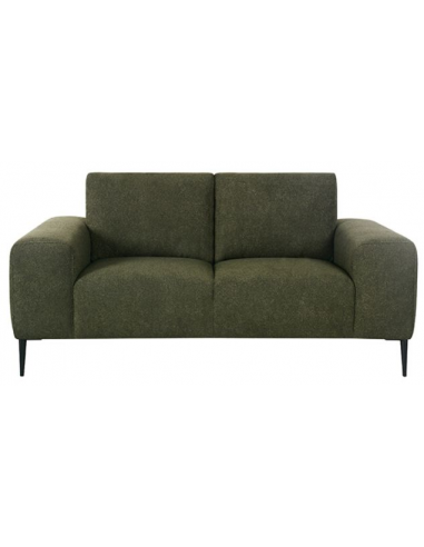 Ferraro Personers Sofa Metal Boucl Polyester 172 Sort Mørkegrøn