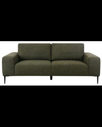 Ferraro Personers Sofa Metal Boucl Polyester 212 Sort Mørkegrøn