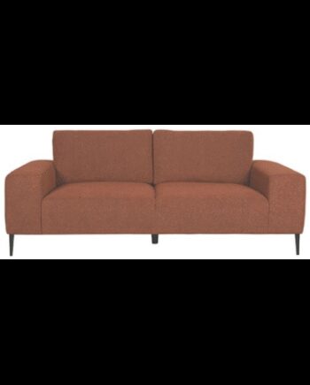 Ferraro Personers Sofa Metal Boucl Polyester 212 Sort Rust
