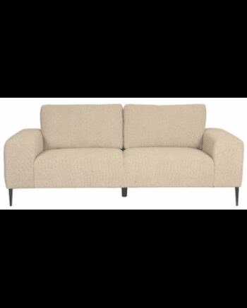 Ferraro Personers Sofa Metal Boucl Polyester 212 Sort Sand