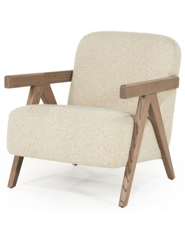 Francis Lænestol Asktræ Tekstil H80 Brun Beige