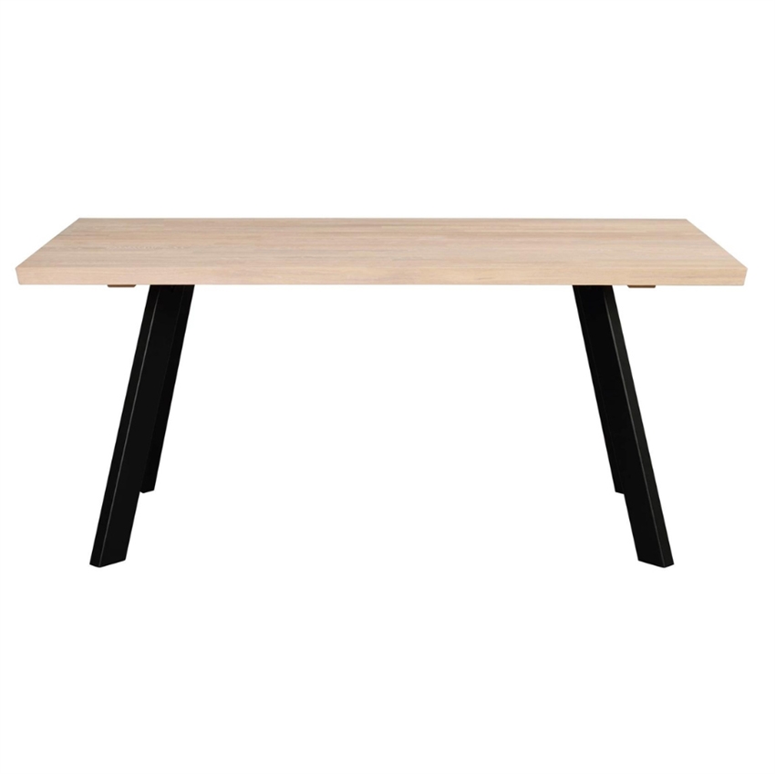 Fred Spisebord 170 Hvidpigmenteret Sorte Ben