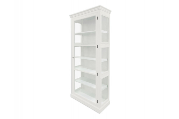 Fur Vitrineskab 212x84x44 Hvid