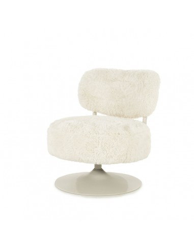 Furlo Lænestol Med Drejefod Metal Plys H75 Beige