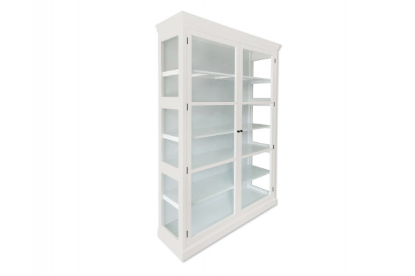 Fyn Vitrineskab 212x148x44 Hvid