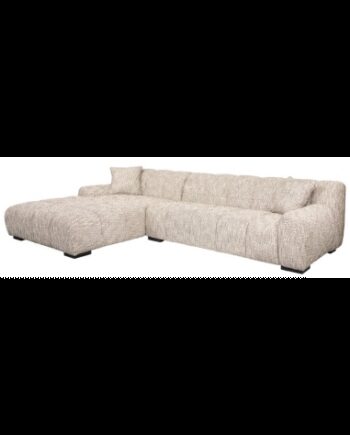 Hazel Venstrevendt Chaiselong Sofa Polyester 326 204 Meleret Natur