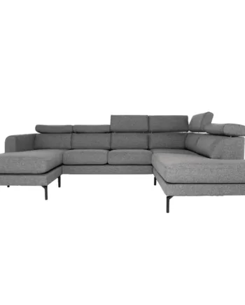 Helsinge Sofa  Mørkegråt Stof  Venstrevendt
