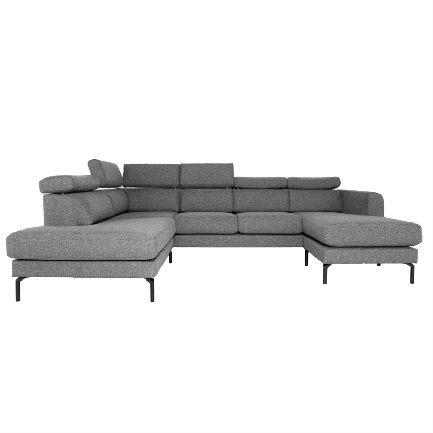 Helsinge Sofa Mørkegråt Stof
